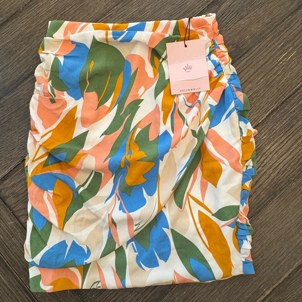 Hello Molly Multicolor Floral Skirt